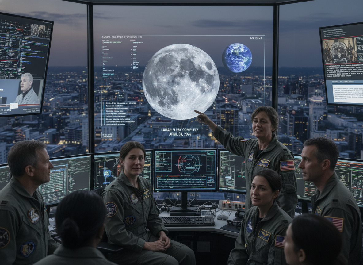 Artemis II Makes Historic Lunar Flyby: Humanity's Return to the Deep Frontier Amidst Global Shifts