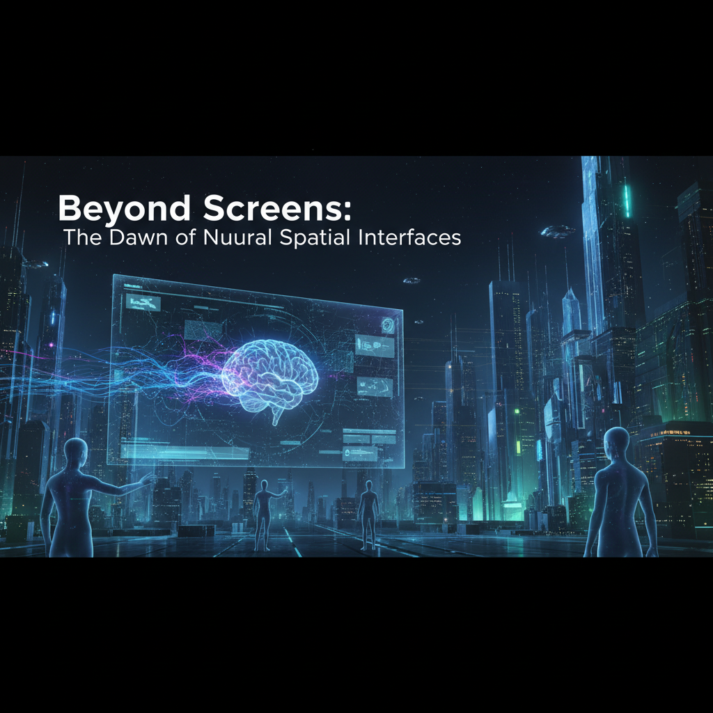 Beyond Screens: The Dawn of Neural Spatial Interfaces