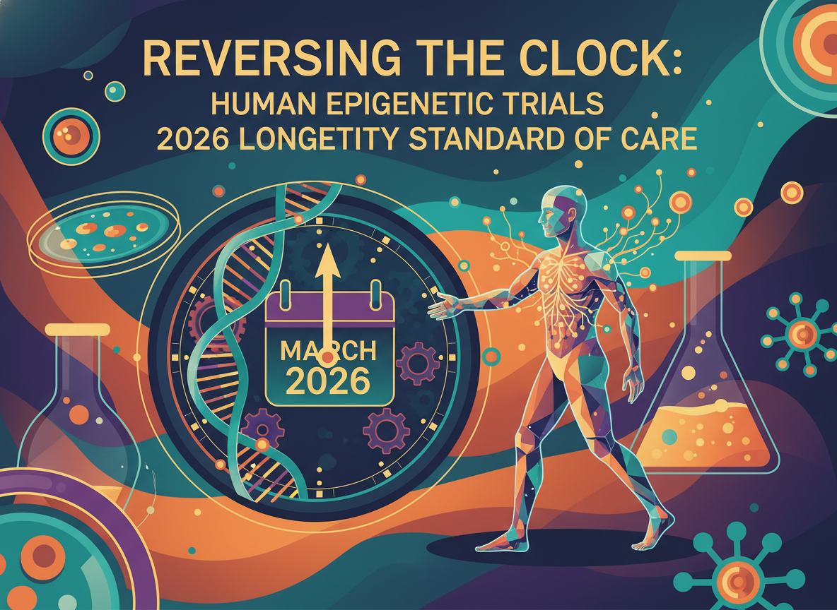 Reversing the Clock: Human Epigenetic Trials and the 2026 Longevity Standard of Care