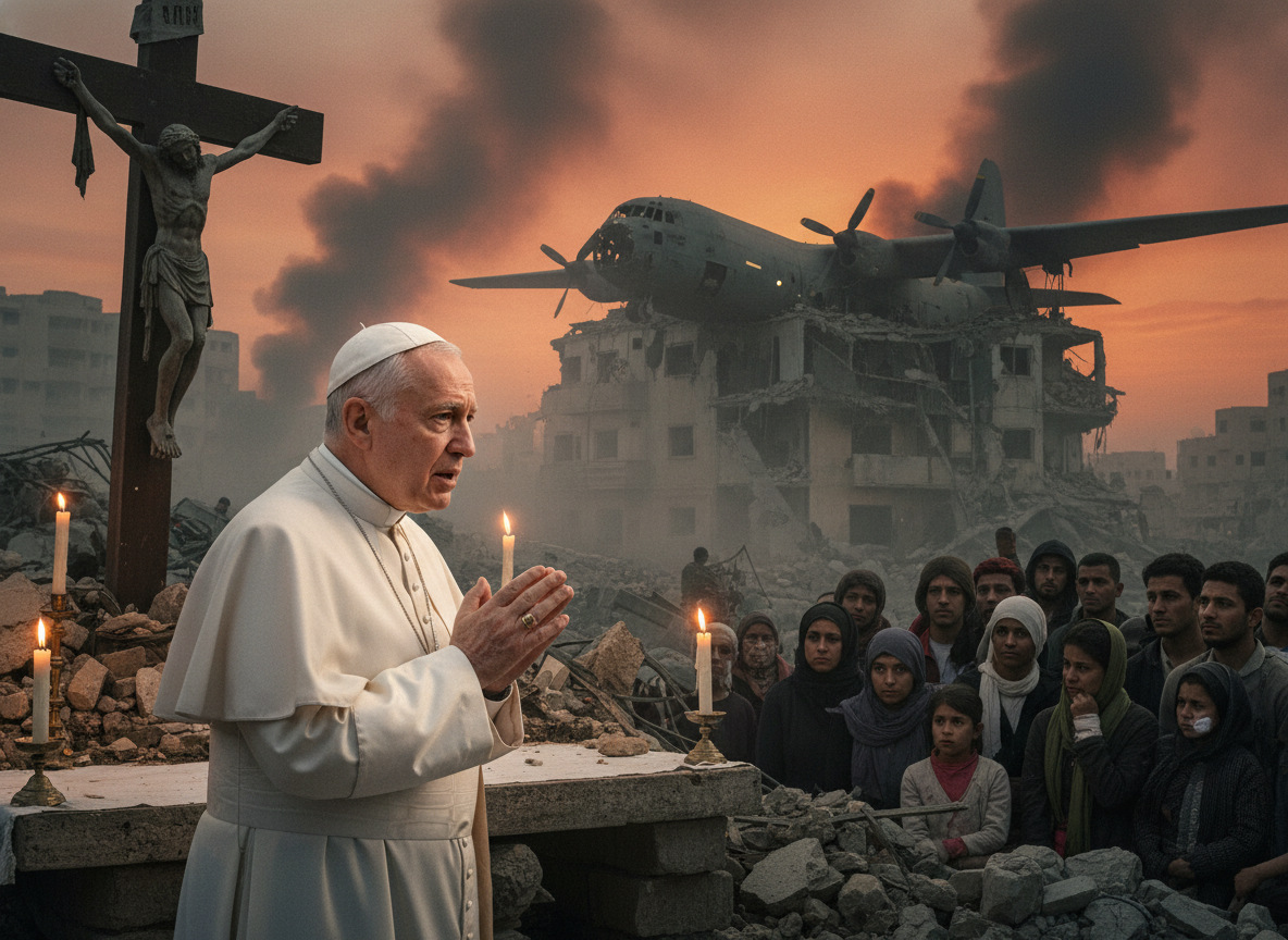 Global Tensions Peak on Easter Sunday: U.S. Aircraft Downed in Iran as Pope Leo XIV Pleads for Peace