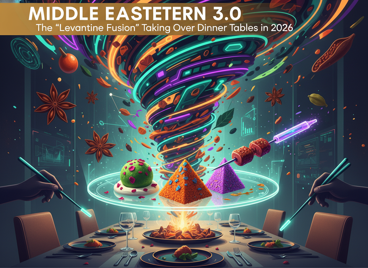 Middle Eastern 3.0: The 'Levantine Fusion' Taking Over Dinner Tables in 2026