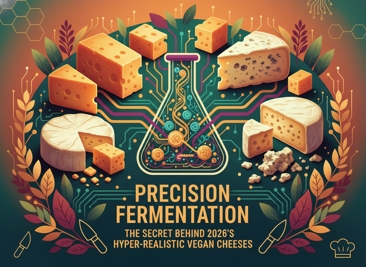 Precision Fermentation: The Secret Behind 2026's Hyper-Realistic Vegan Cheeses