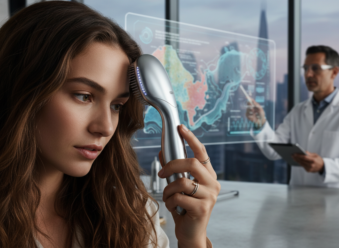 The Scalp Renaissance: Why Smart Brushes and Follicle Analysis are 2026’s Biggest Hair Trends