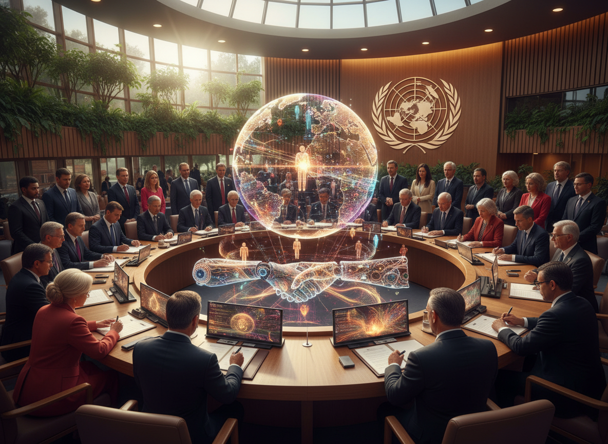 Universal AI Rights and Limitations Treaty Signed by 150 Nations
