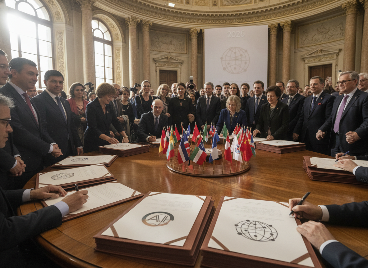 Geneva 2026: 150 Nations Sign Landmark Universal AI Safety Treaty