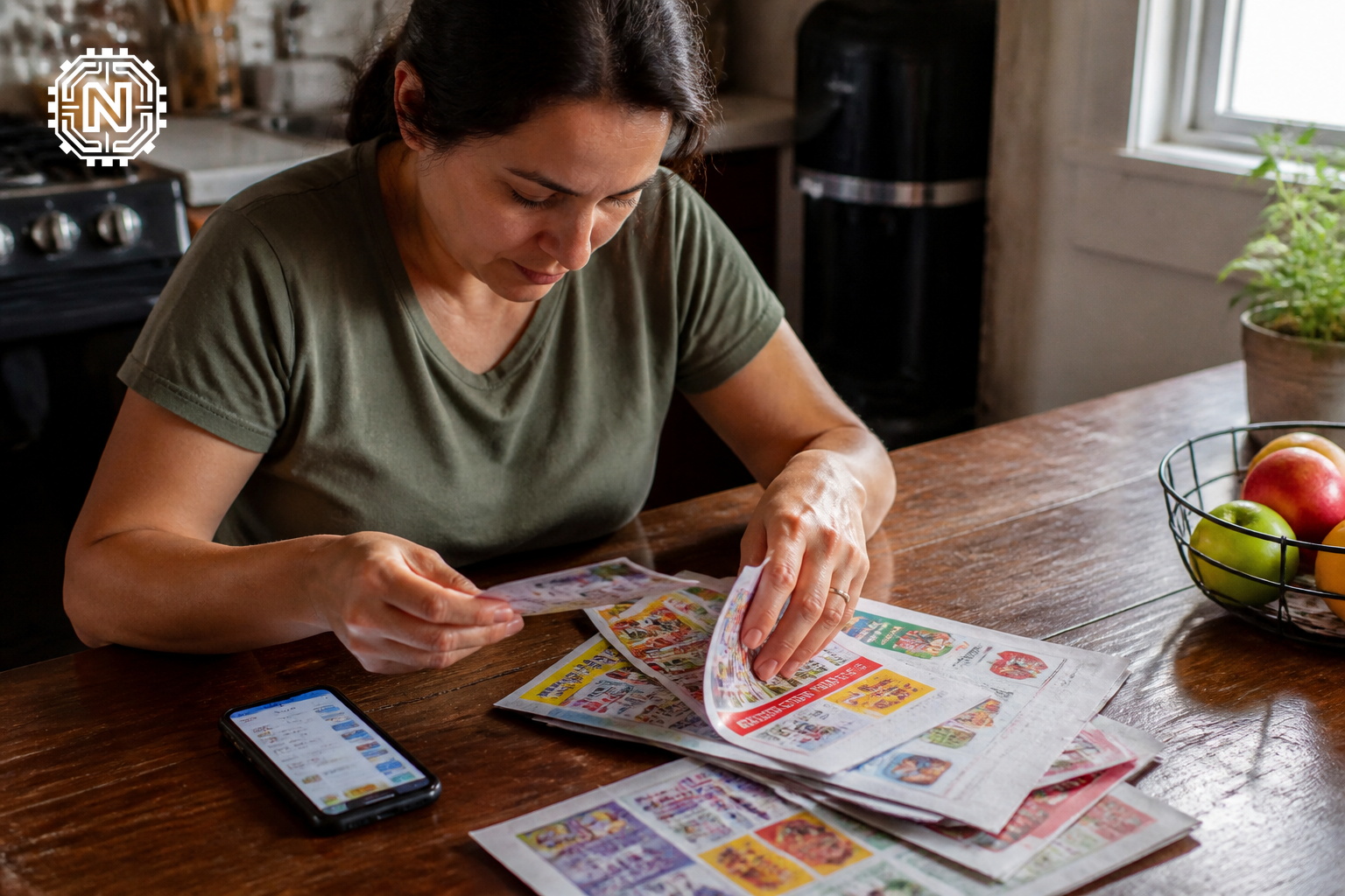 using coupons and discounts to save on groceries