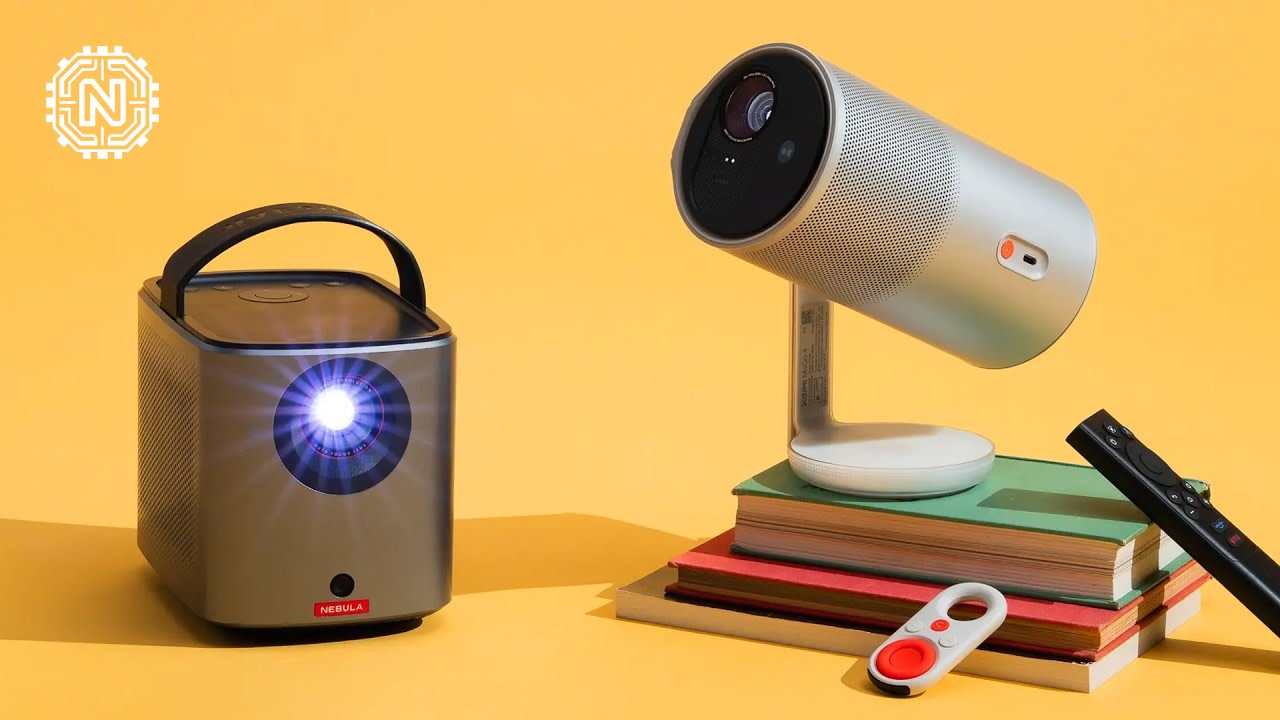 Examining key features of portable projectors in a store