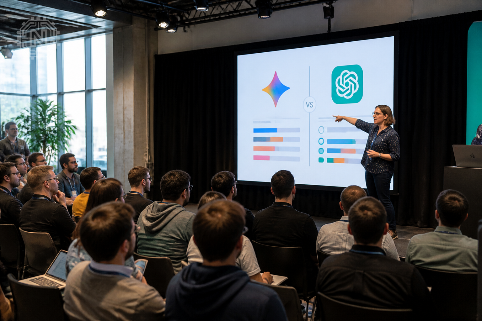 Comparative analysis presentation of Gemini and ChatGPT