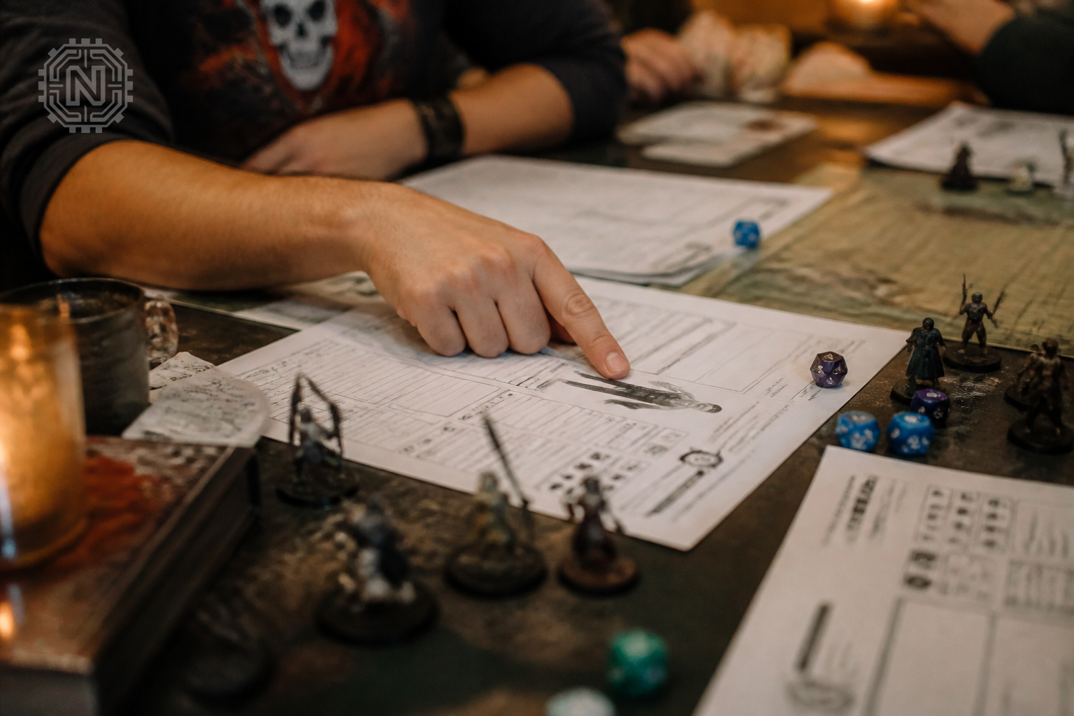 close-up of character sheets for Baldur's Gate 3 builds