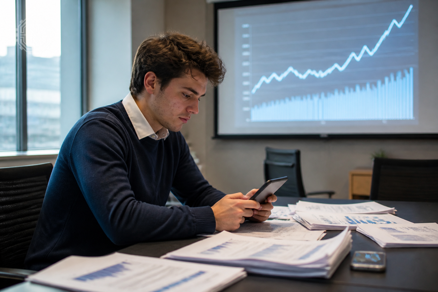 Analyst examining rising cybersecurity insurance costs