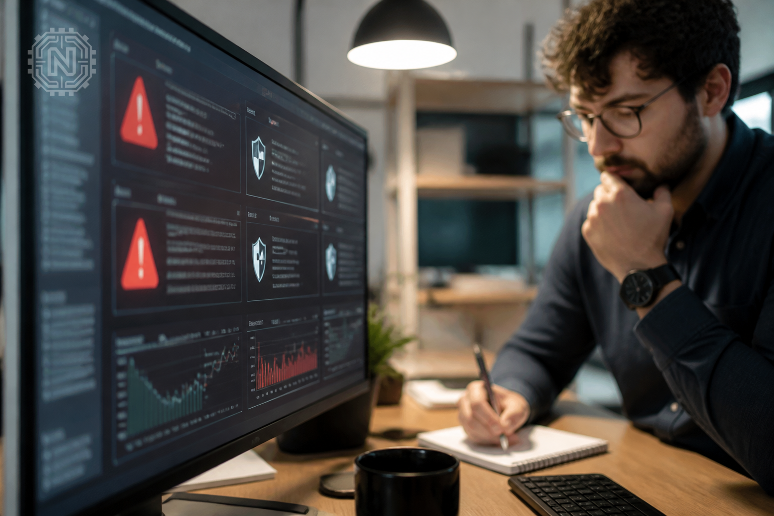 computer screen displaying common API vulnerabilities alerts