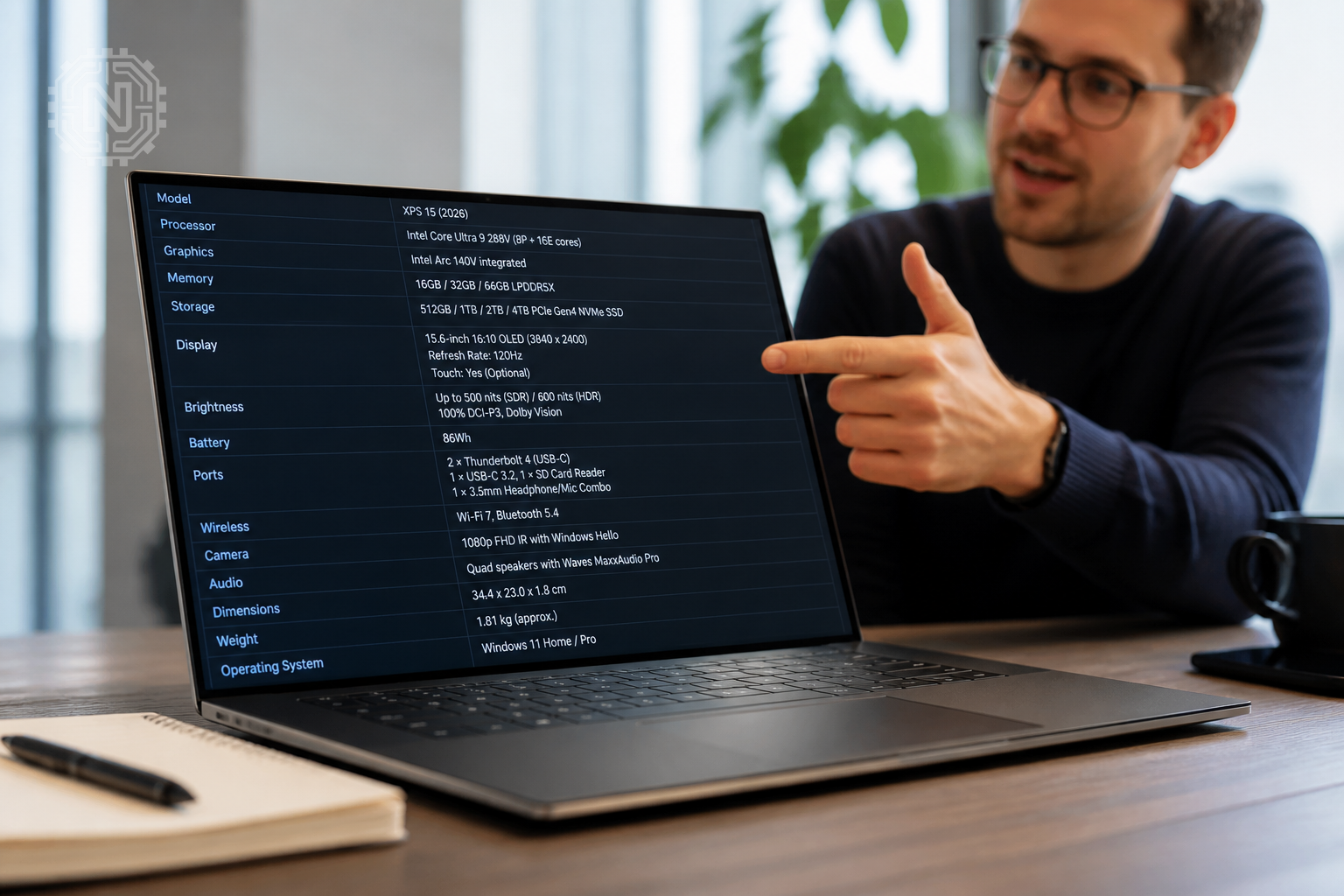 Specifications of the Dell XPS 15 2026 being discussed
