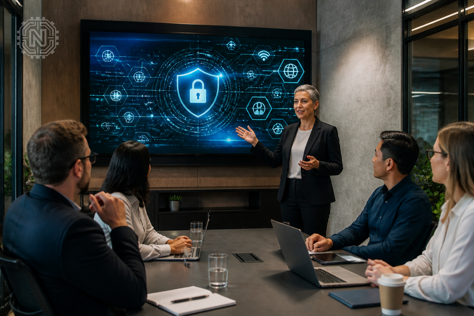 Experts discussing the future impact of AI in cybersecurity