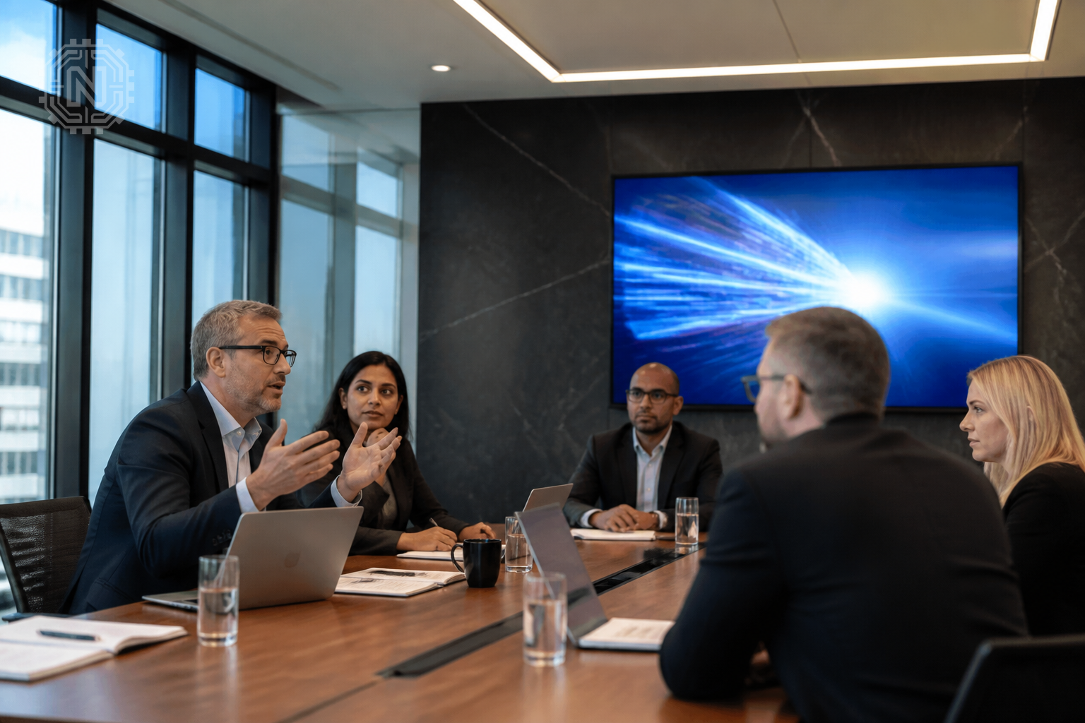 executives discussing acquisition of Oasis Security