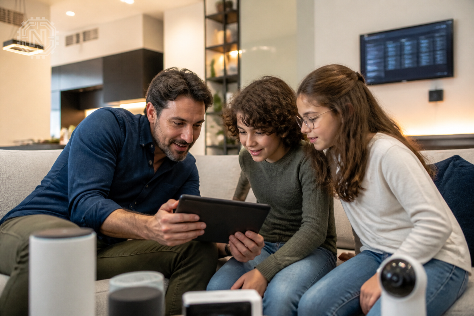 family exploring top smart home hubs of 2026