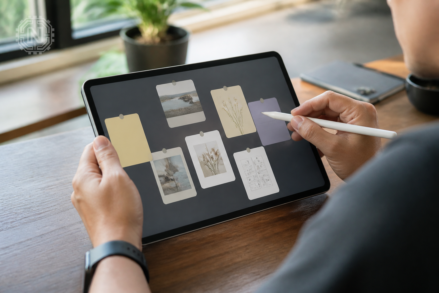 user organizing notes using a top note-taking app