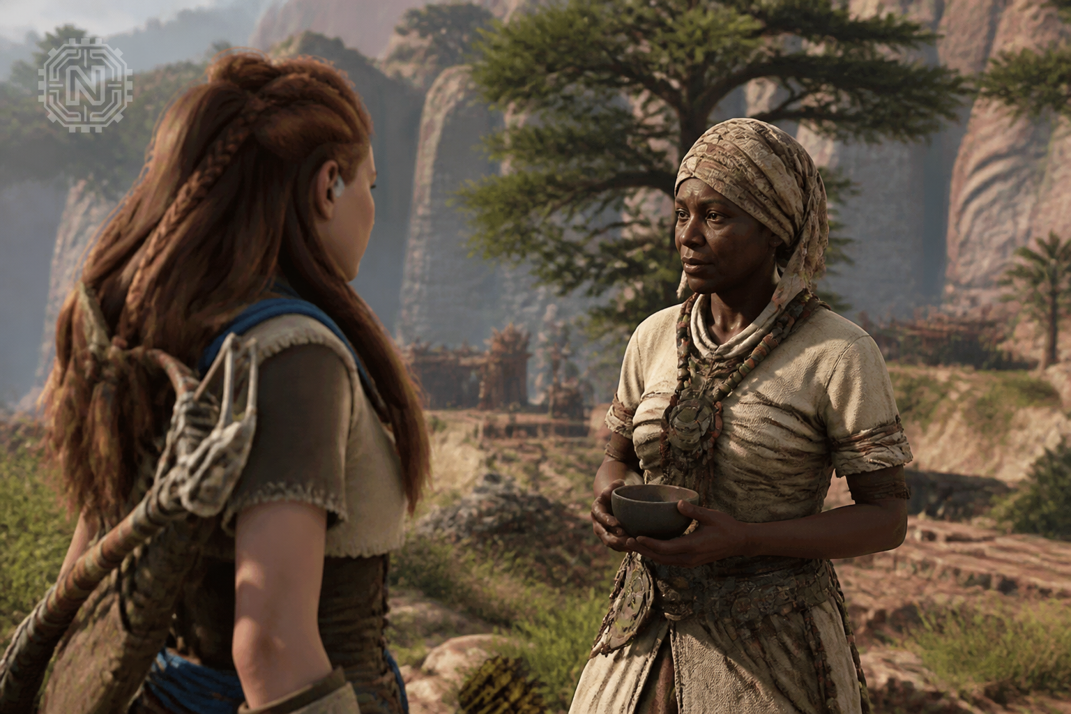 Player engaging with AI-powered NPC in a game