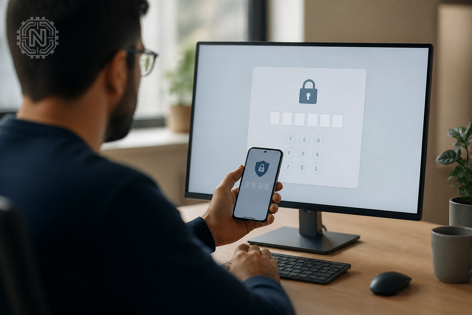 User verifying identity with multi-factor authentication