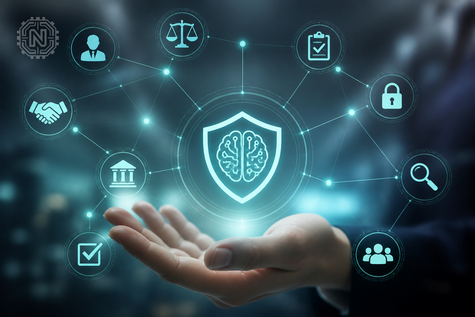 AI safety and regulation symbols for 2026 summit