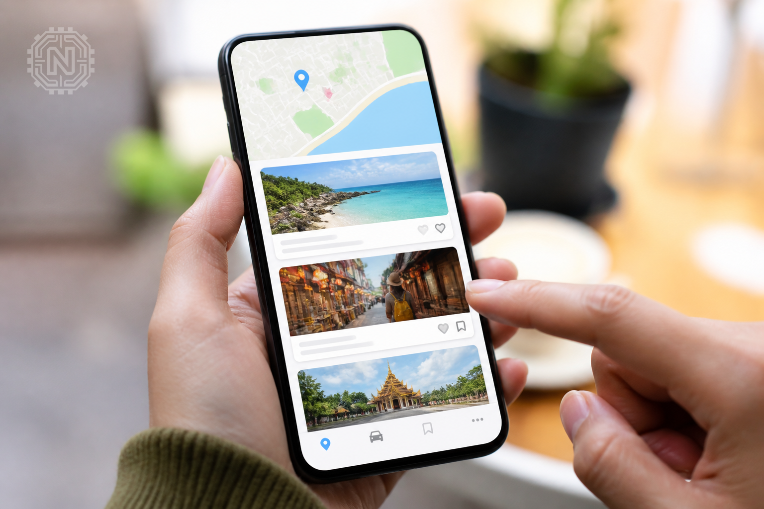 Personalized trip suggestions from Google Ask Maps AI on phone