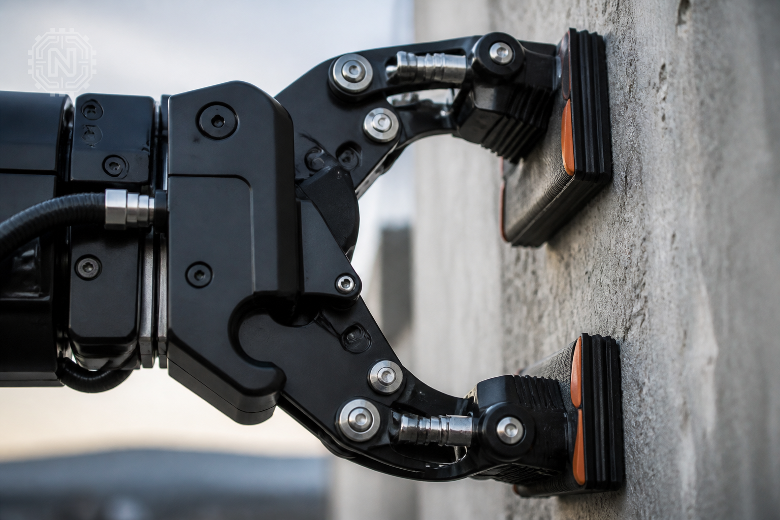 Robot grip system for wall climbing in 2026