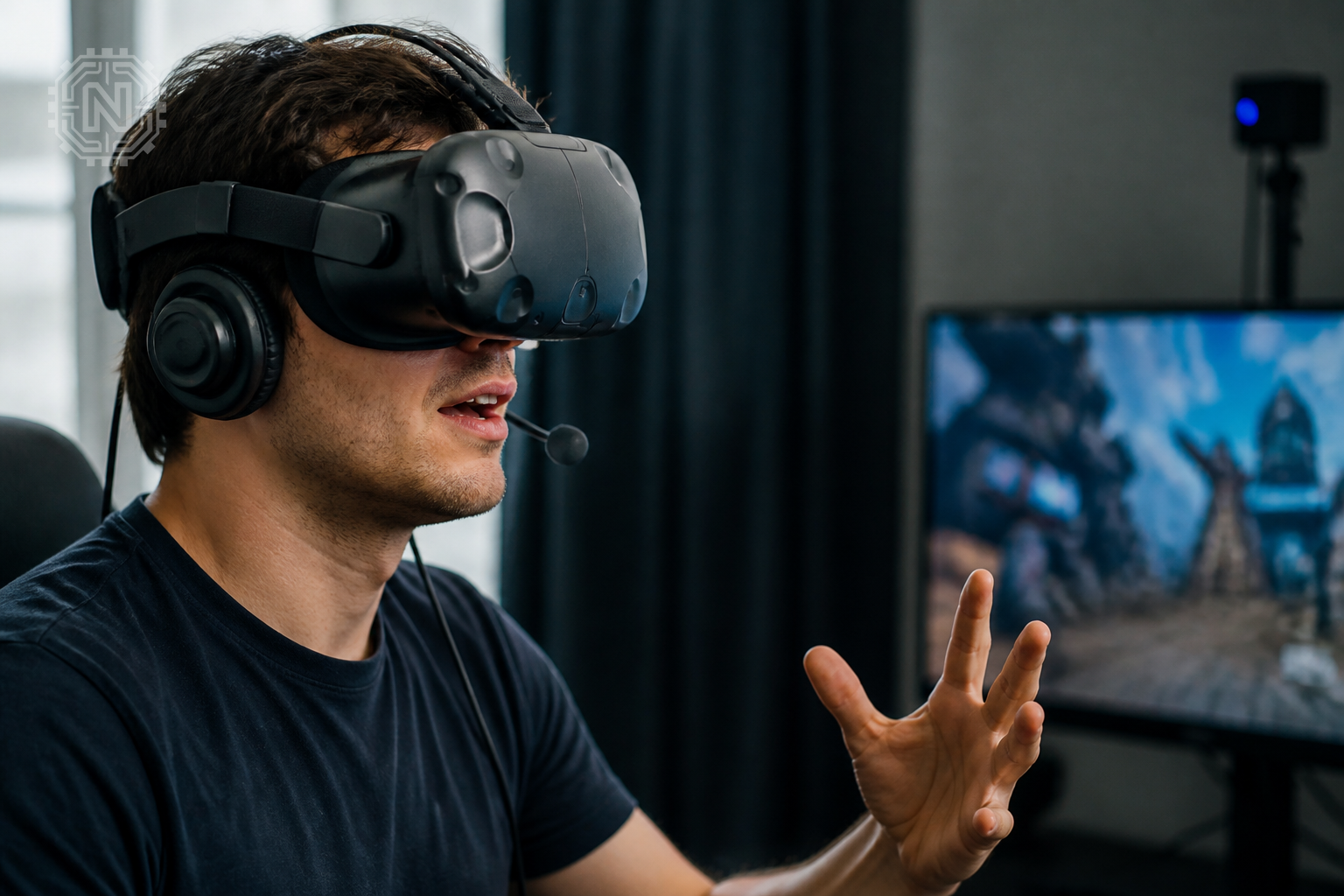 VR gaming with integrated voice chat in 2026