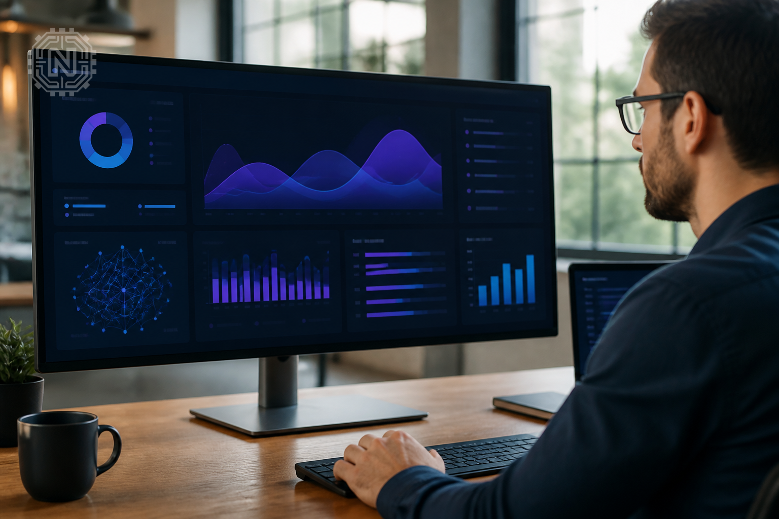 AI-driven task management dashboard in a productivity app