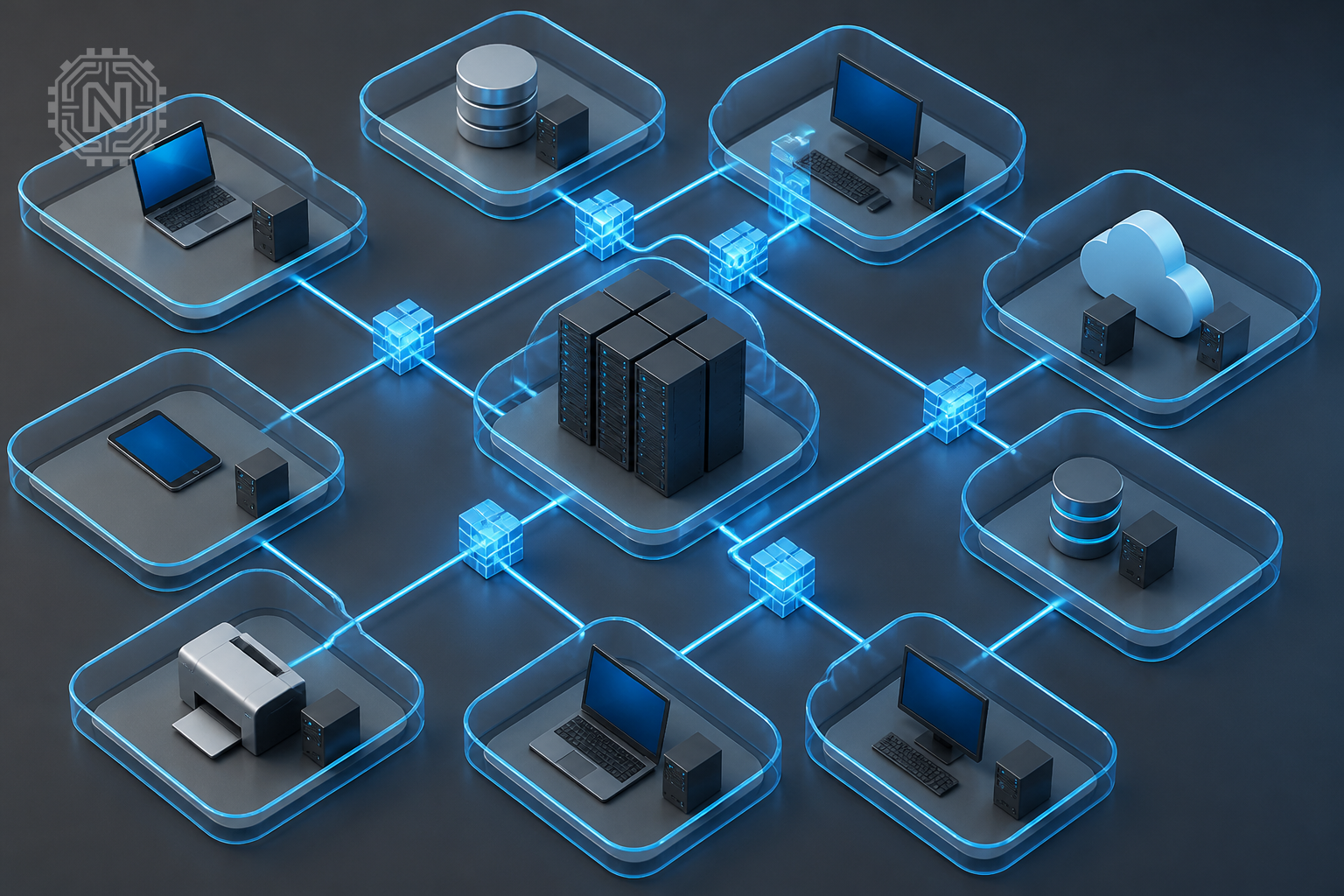 Micro-segmentation diagram within Zero Trust network architecture