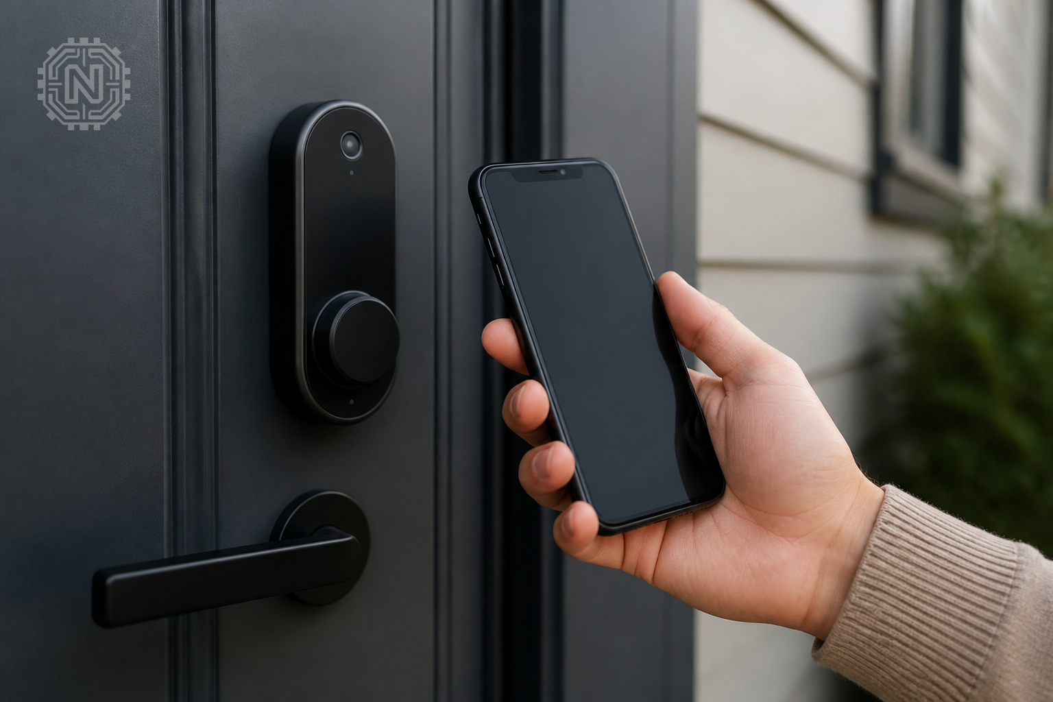 Smart lock and mobile app controlling home security