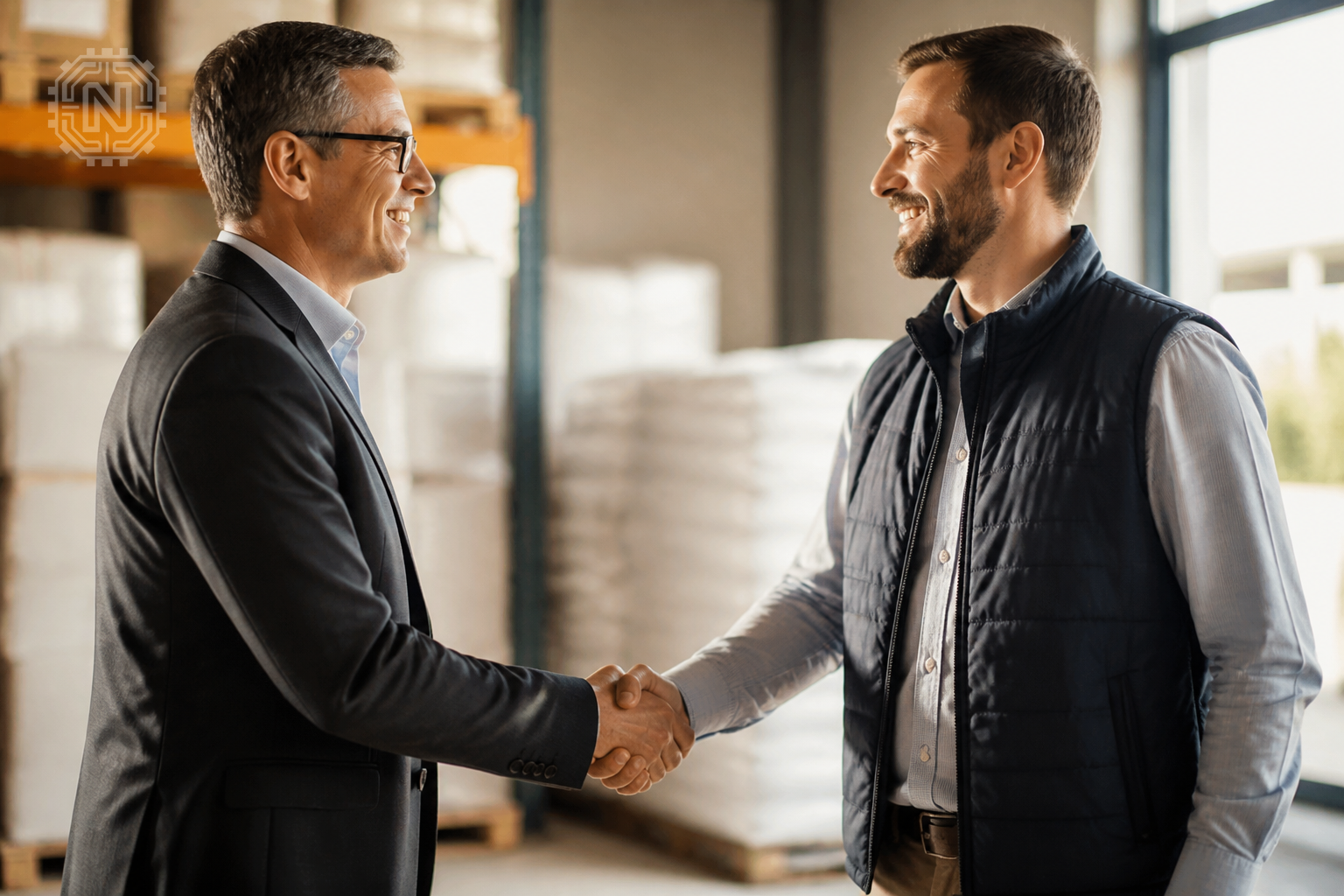 Vendor meeting emphasizing supply chain security and trust