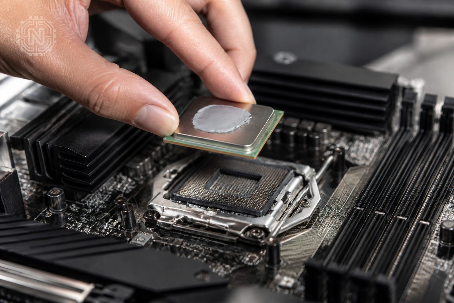 Installing CPU during gaming PC build