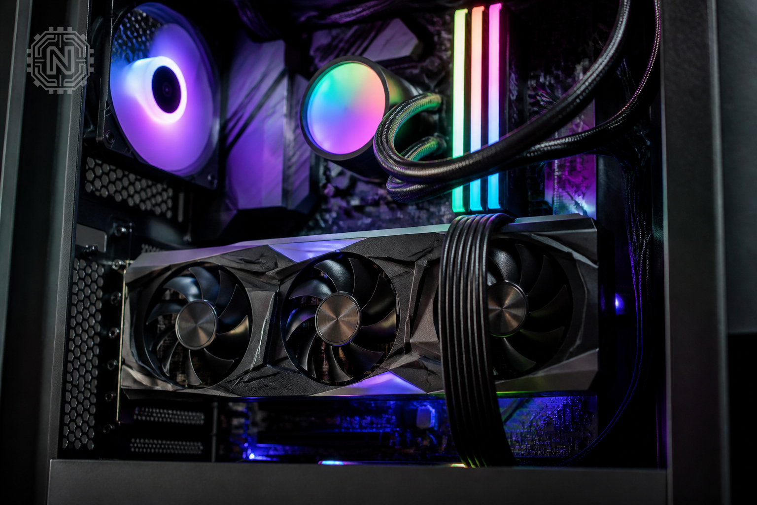 High-performance gaming PC interior in 2026