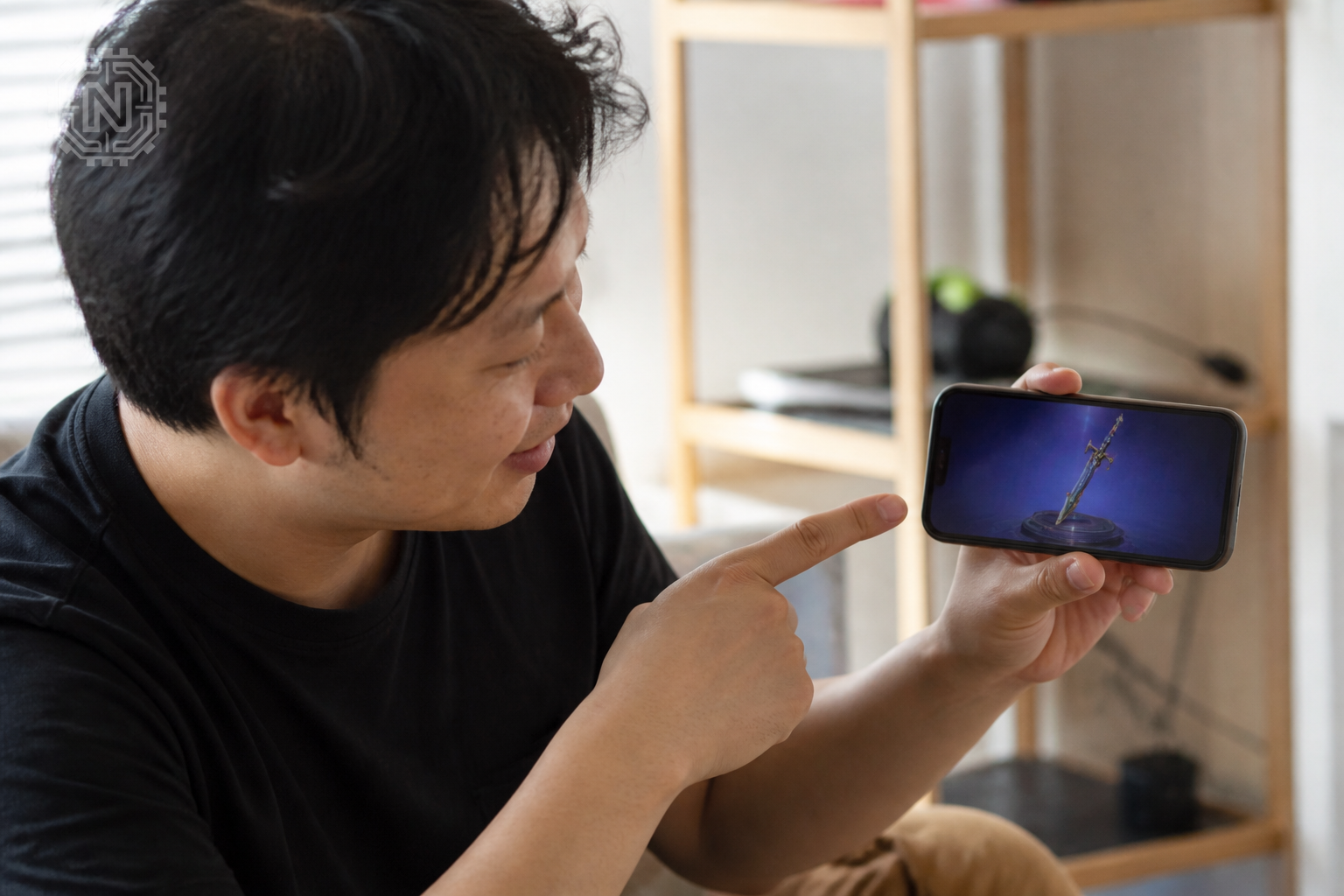 Player viewing gaming NFT on smartphone in 2026