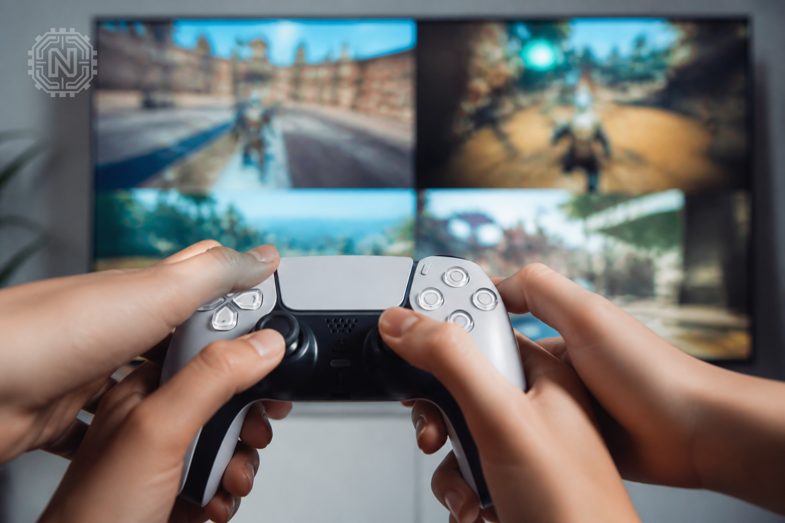 Multiplayer game controller and shared screen in 2026