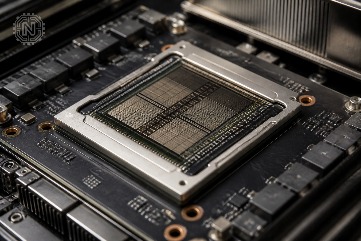 AI hardware accelerator chip in a data center for training