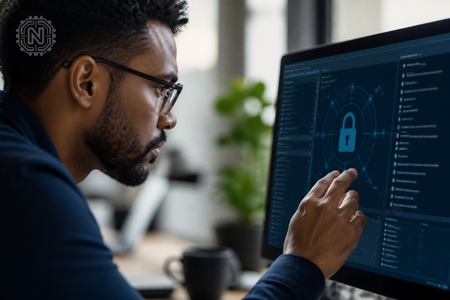 Security professional setting up Zero Trust access policies
