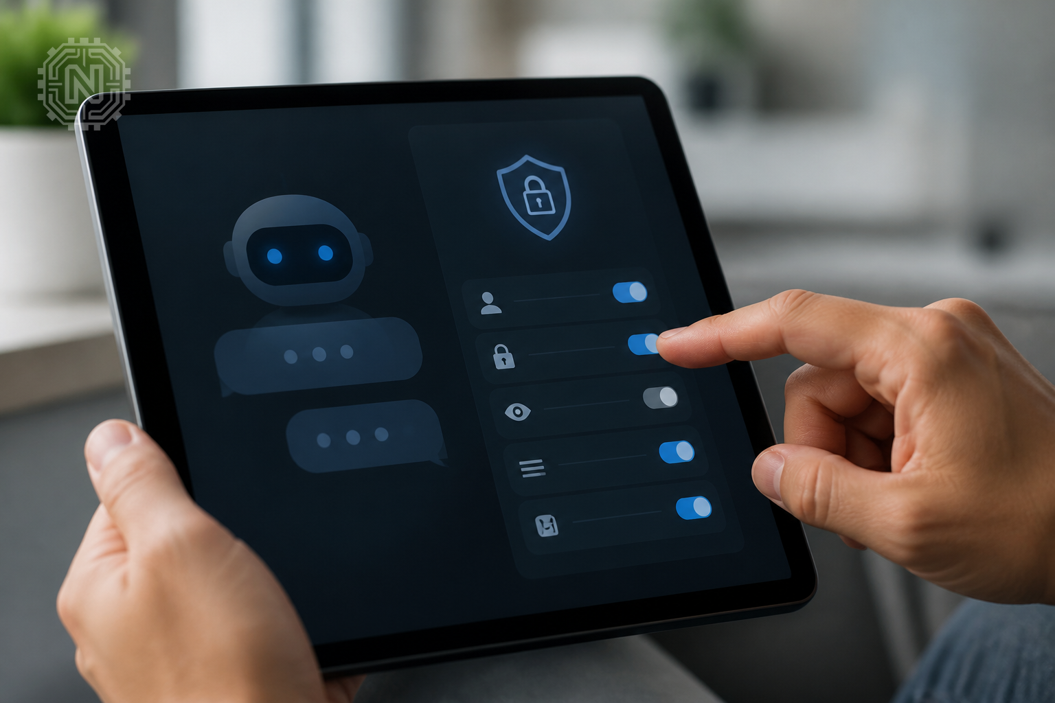 Controlling privacy settings in AI chatbots