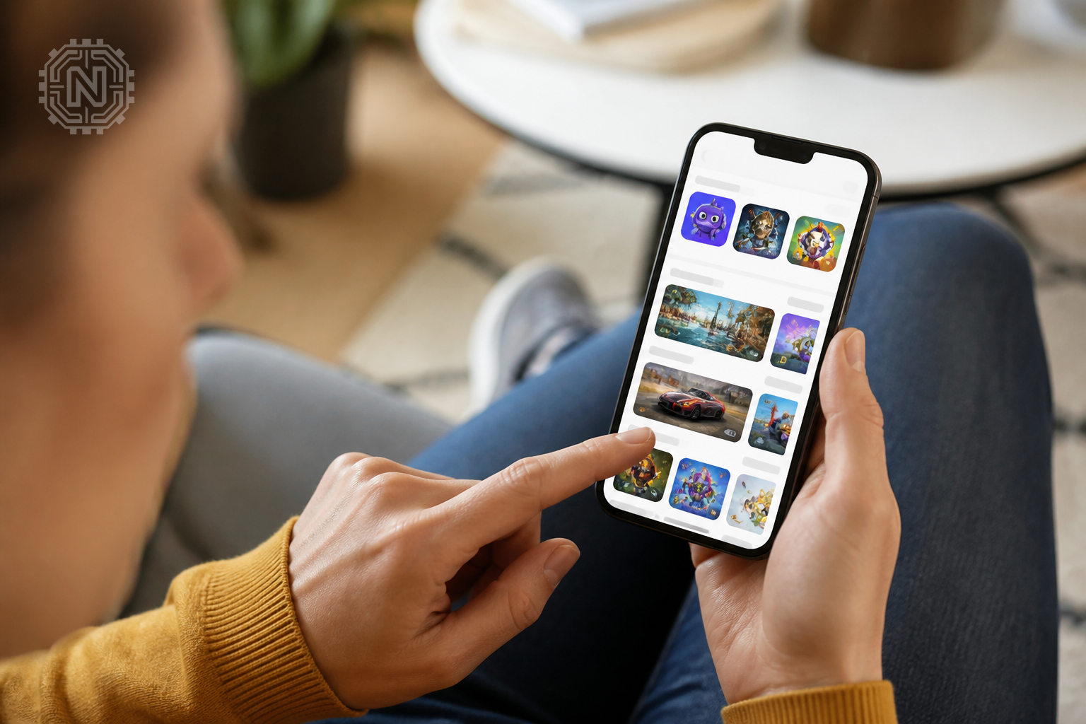 user exploring personalized app suggestions driven by AI in app store