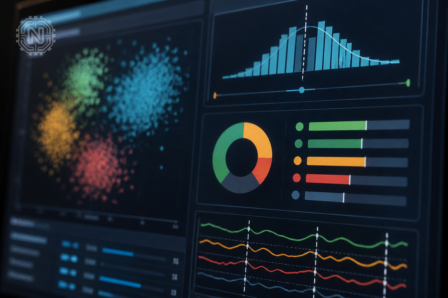 AI bias detection interface with fairness metrics