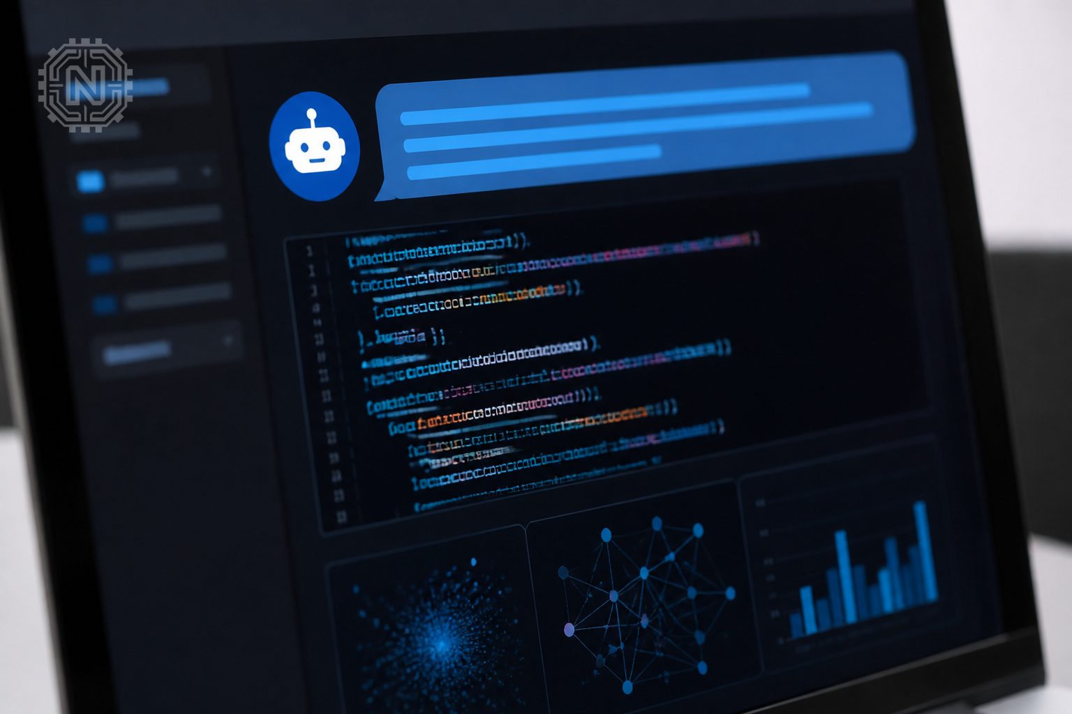 AI chatbot processing customer input in 2026
