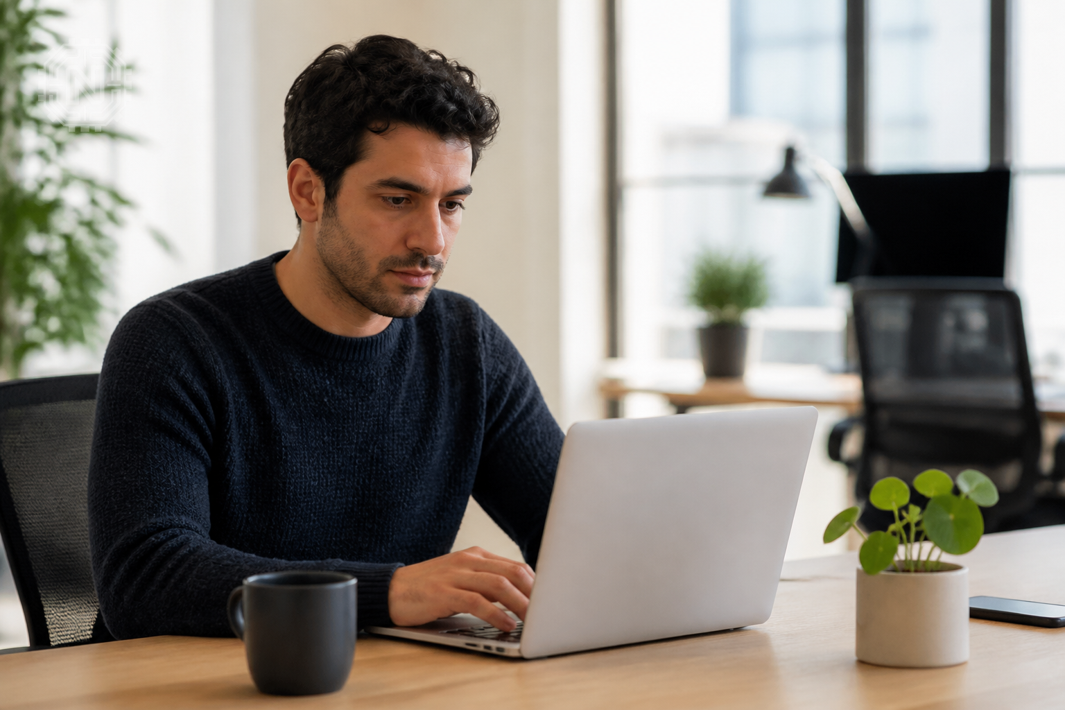 Organized digital workspace demonstrating decluttering best practices